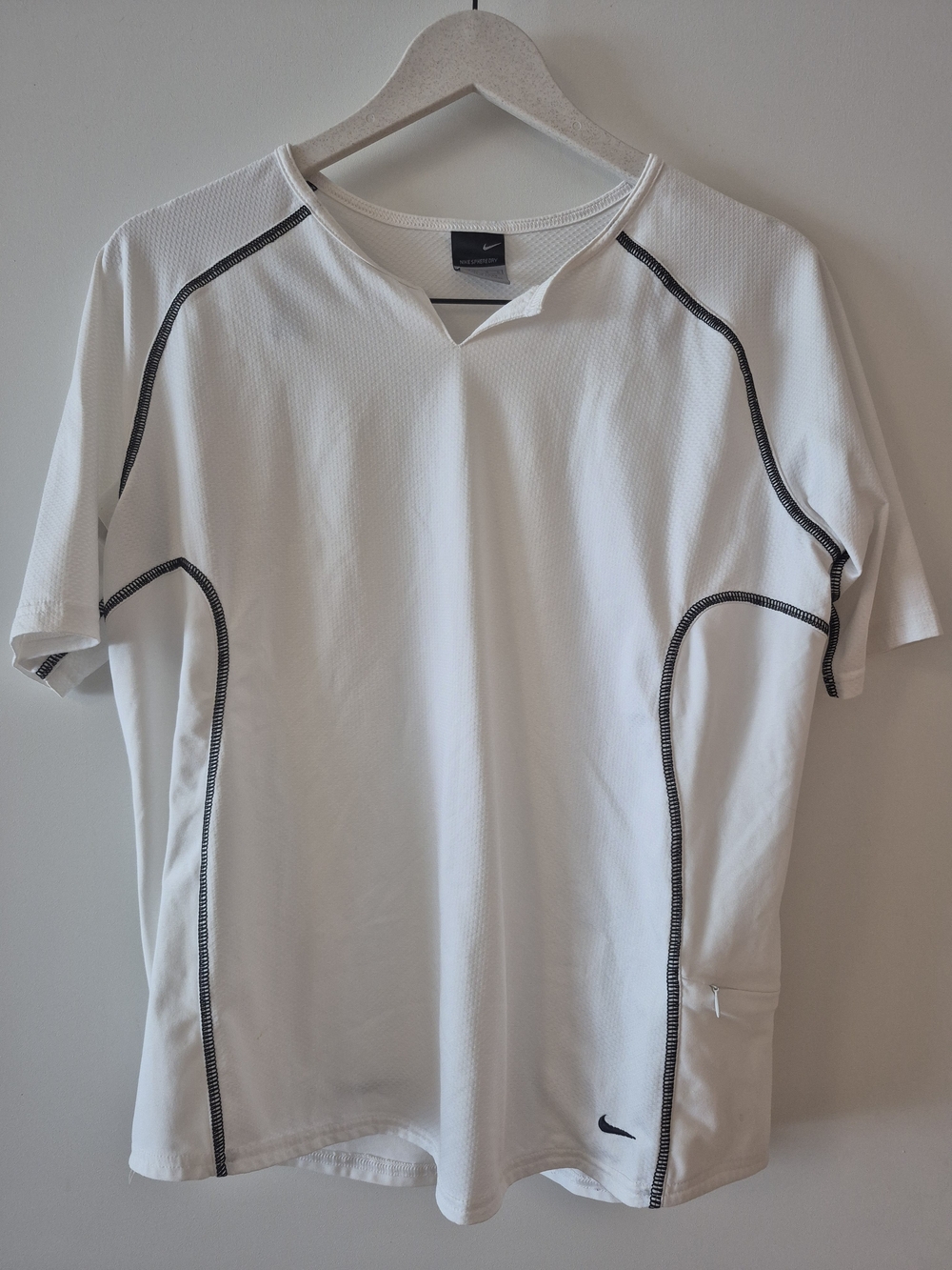 Nike Men’s White Performance Short-Sleeve Training Shirt